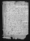 Collection du greffe. Baptêmes, mariages, sépultures, septembre-octobre 1707
