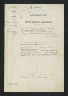 Procès-verbal de récolement (3 mai 1855)