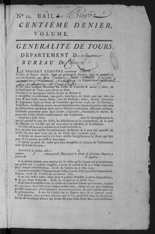 1765 (30 janvier)-1766 (1er juillet)
