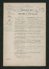 Procès-verbal de visite (6 juin 1905)