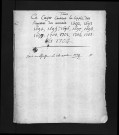 Collection du greffe. Baptêmes, mariages, sépultures, 1692-1704