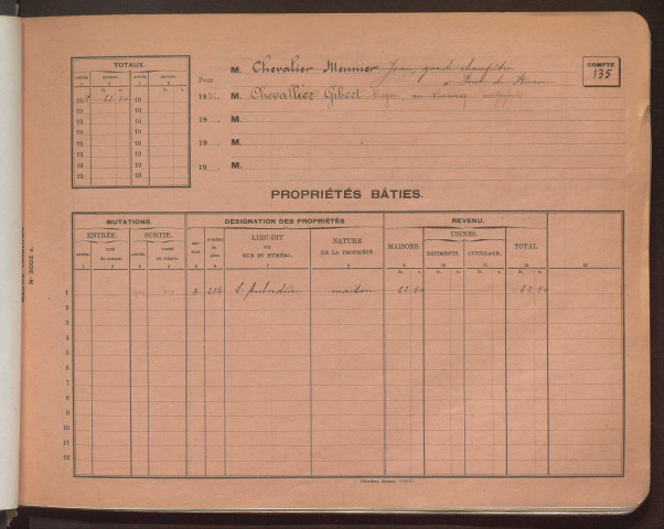 Comptes supprimés 134-450.