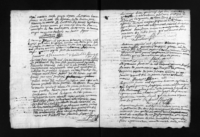 Collection du greffe. Baptêmes, mariages, sépultures, 1775