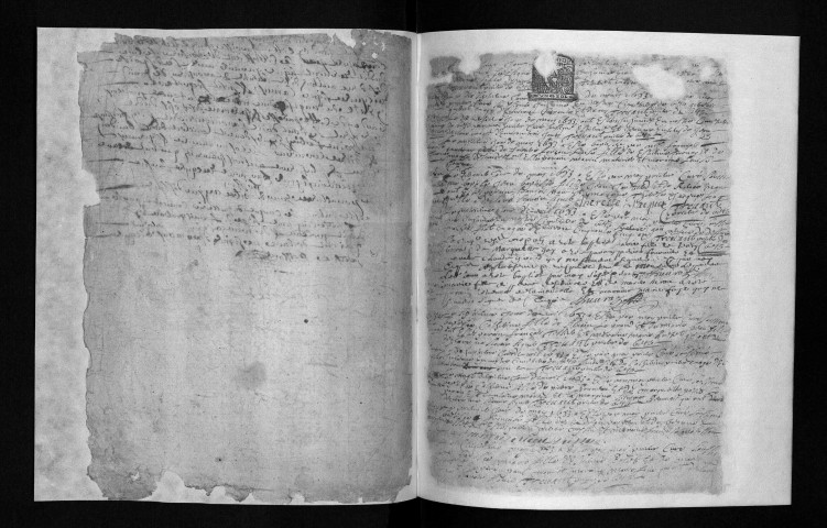 Collection communale. Baptêmes, mariages, sépultures, 1683