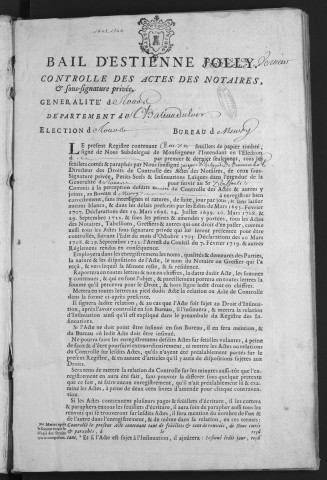 1743 (22 janvier)-1744 (2 juillet)
