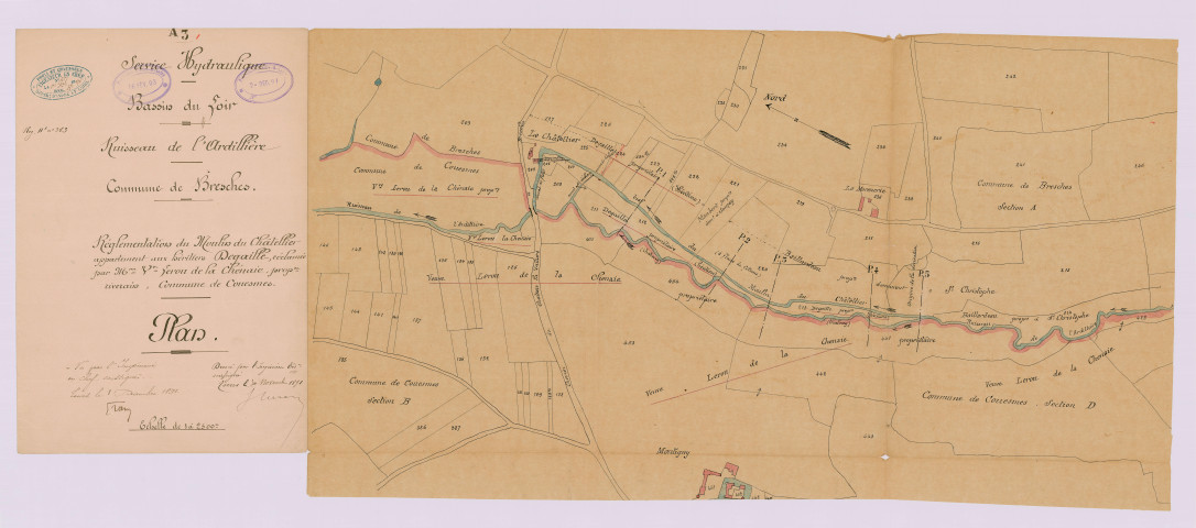 Plan des lieux (30 novembre 1891)