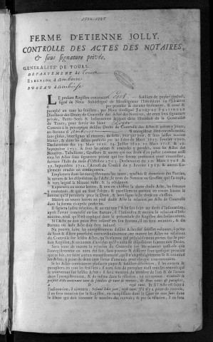 1734 (6 novembre) - 1735 (16 février)