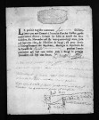 Baptêmes, mariages, sépultures, 1713 - Les années 1688-1712 sont lacunaires dans la collection du greffe