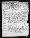 Baptêmes, mariages, sépultures, 1736
