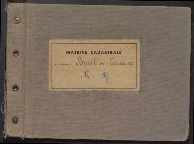 Table des comptes de la matrice. Comptes actifs personnes morales et A - R.