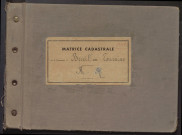 Table des comptes de la matrice. Comptes actifs personnes morales et A - R.