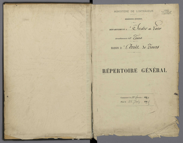 23 janvier 1921-25 juin 1925