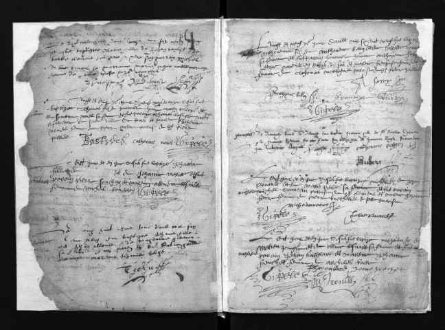Collection communale. Baptêmes, 18 août 1609-24 juillet 1613 - Les baptêmes de 1602-1608 sont lacunaires dans cette collection