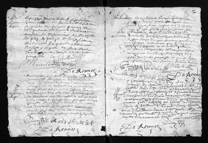 Collection communale. Baptêmes, mariages, sépultures, 1668-1675