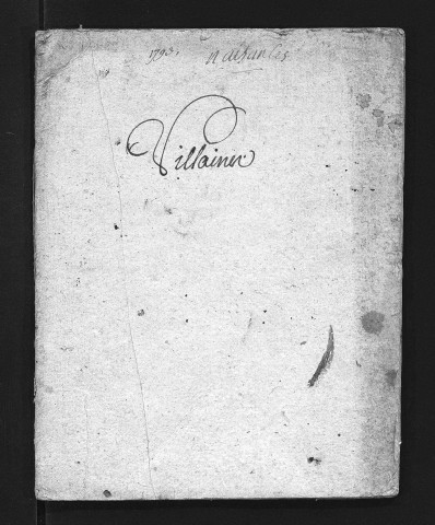 Naissances, mariages, décès, 1793-an VII - Pour les mariages de l'an VII, se reporter à la municipalité de canton (Azay-le-Rideau)