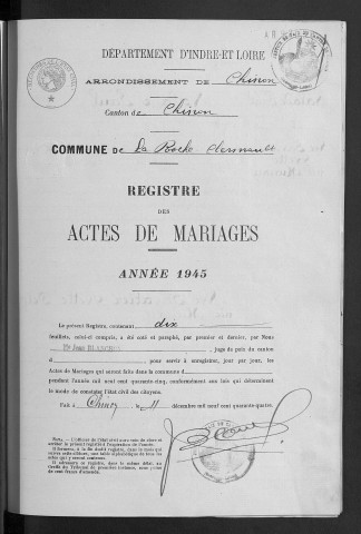 Mariages, 1945