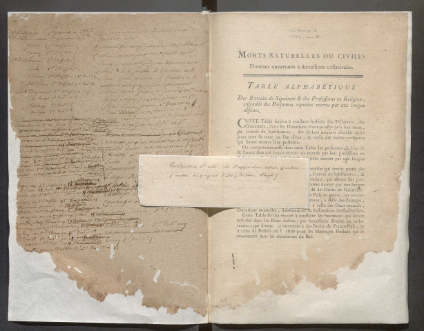 1792-an X – N° d'origine : 2