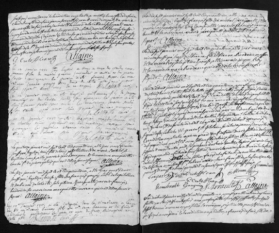 Collection du greffe. Baptêmes, mariages, sépultures, 1751