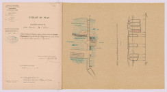 Demande d'autorisation : plan et profil (20 novembre 1890)