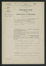 Procès-verbal de récolement (3 avril 1860)