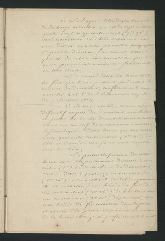 Ordonnance royale valant règlement d'eau (23 juin 1842)