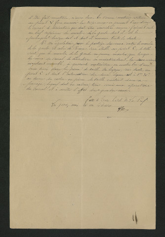 Règlement d'eau : arrêté préfectoral du 30 septembre 1834 et ordonnance royale du 15 février 1835 (1834-1835)