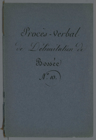 Bossée (1830, 1941)