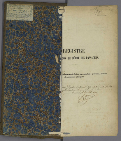 18 juillet 1852-22 février 1872