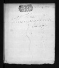 Collection du greffe. Baptêmes, mariages, sépultures, 1721-1722