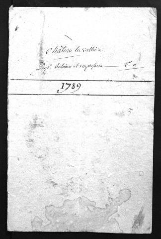 Collection du greffe. Baptêmes, mariages, sépultures, 1789