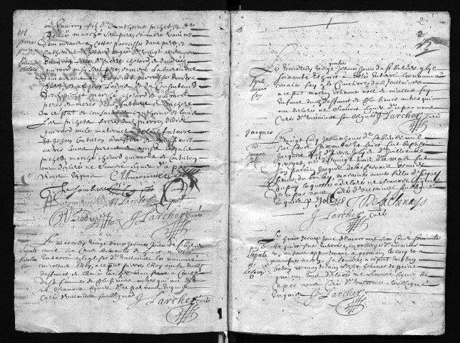 Collection communale. Baptêmes, mariages, sépultures, 1668-1670