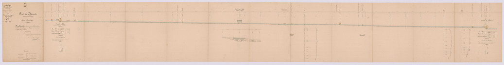 Plan de nivellement (15 novembre 1854)