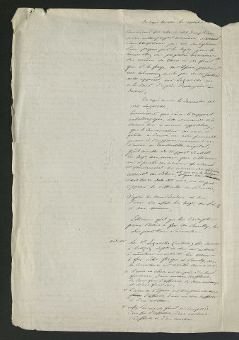Arrêté préfectoral valant règlement d'eau (20 janvier 1845)