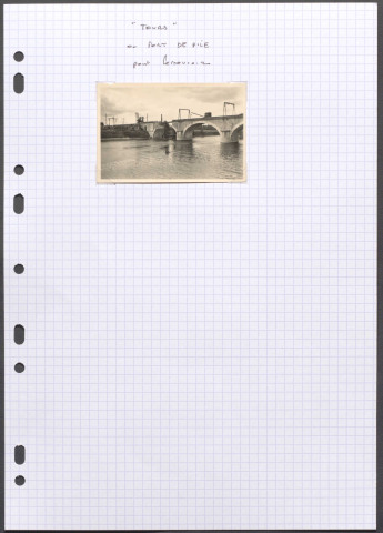 Port-de-Piles (Vienne). Viaduc ferroviaire.