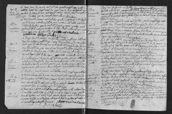 Baptêmes, mariages, sépultures, 1791