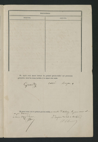 Procès-verbal de récolement (27 juillet 1872)