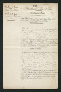 Procès-verbal de récolement (30 octobre 1843)