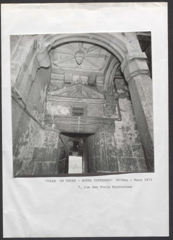 Hôtel Cottereau 7, rue des Trois Écritoires.