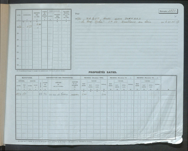 Comptes actifs N - Ri.