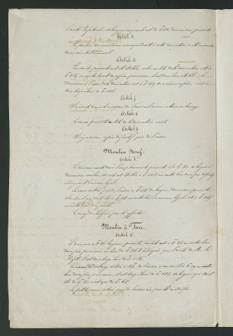 Procès-verbal de récolement (30 septembre 1858)