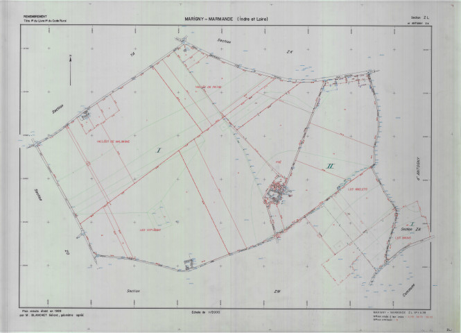 Section ZL avec extension sur Antogny-le-Tillac