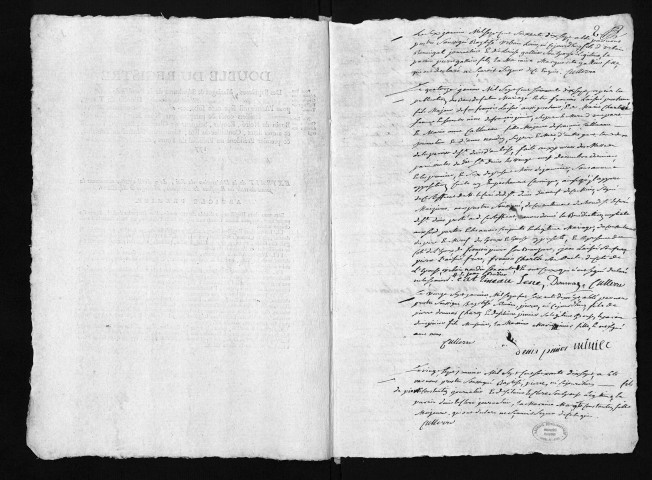 Collection du greffe. Baptêmes, mariages, sépultures, 6 janvier-29 décembre 1777