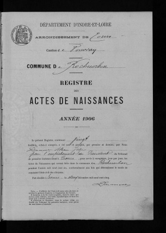 Naissances, 1906-1922