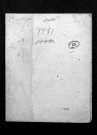Collection du greffe. Baptêmes, mariages, sépultures, 1751-14 janvier 1752