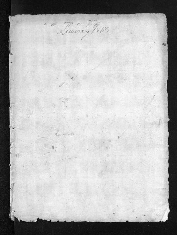 Collection du greffe. Baptêmes, mariages, sépultures, 1763