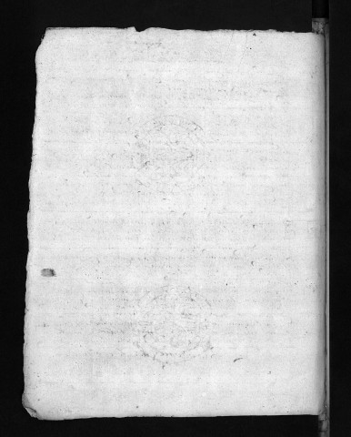 Collection du greffe. Baptêmes, mariages, sépultures, 1689