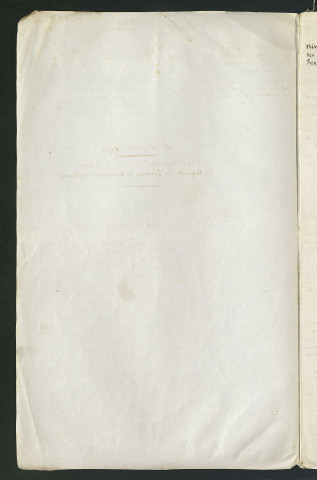 Nivellement du 16 janvier 1773 des moulins du Ripault, de la Fresnaye, de la Bouchère et de la Braye (copie du 19e siècle)
