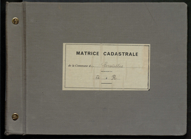 Table des comptes de la matrice. Comptes actifs personnes morales et A - R.