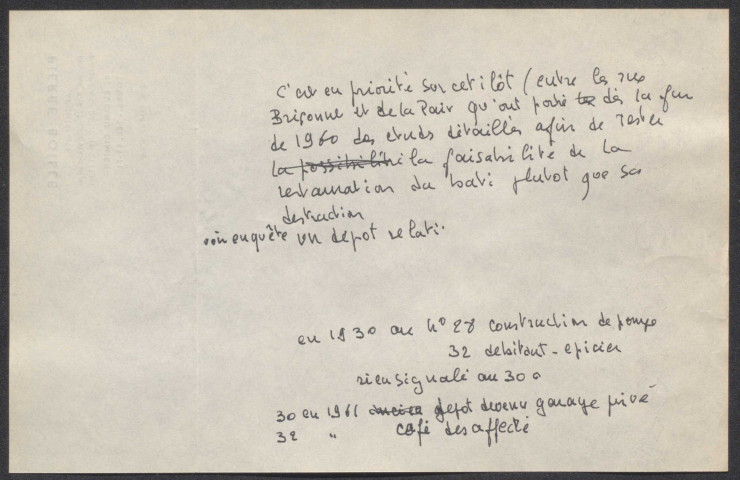 Entre la rue Briçonnet et la rue de la Paix.