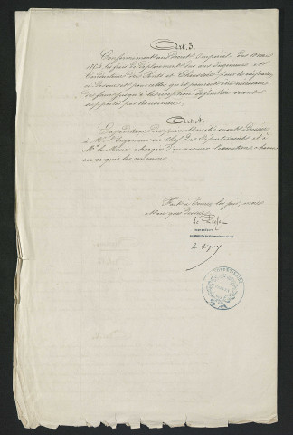Arrêté (29 février 1856)